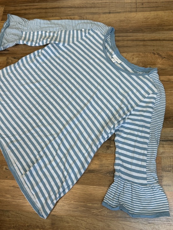 J. Jill Tops - Preppy Nautical Grandmacore J Jill Bell Sleeve Everyday Basic Knit Top Size LP
